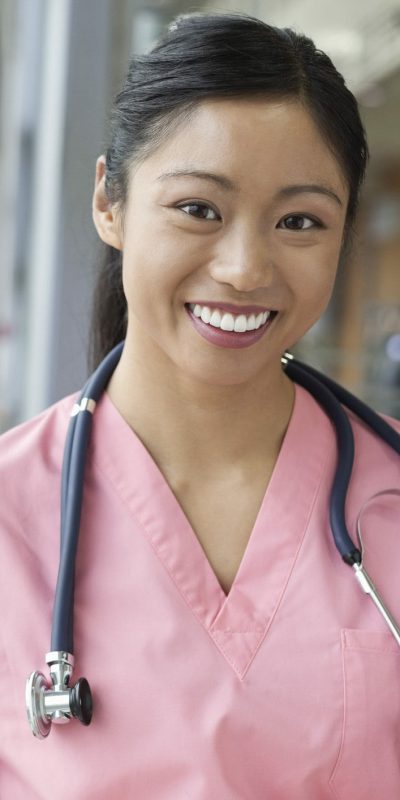 Portrait of smiling nurse